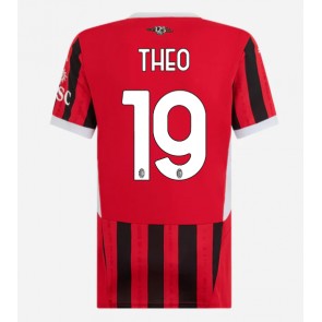 Billiga AC Milan Theo Hernandez #19 Hemmatröja Dam 2024-25 Kortärmad